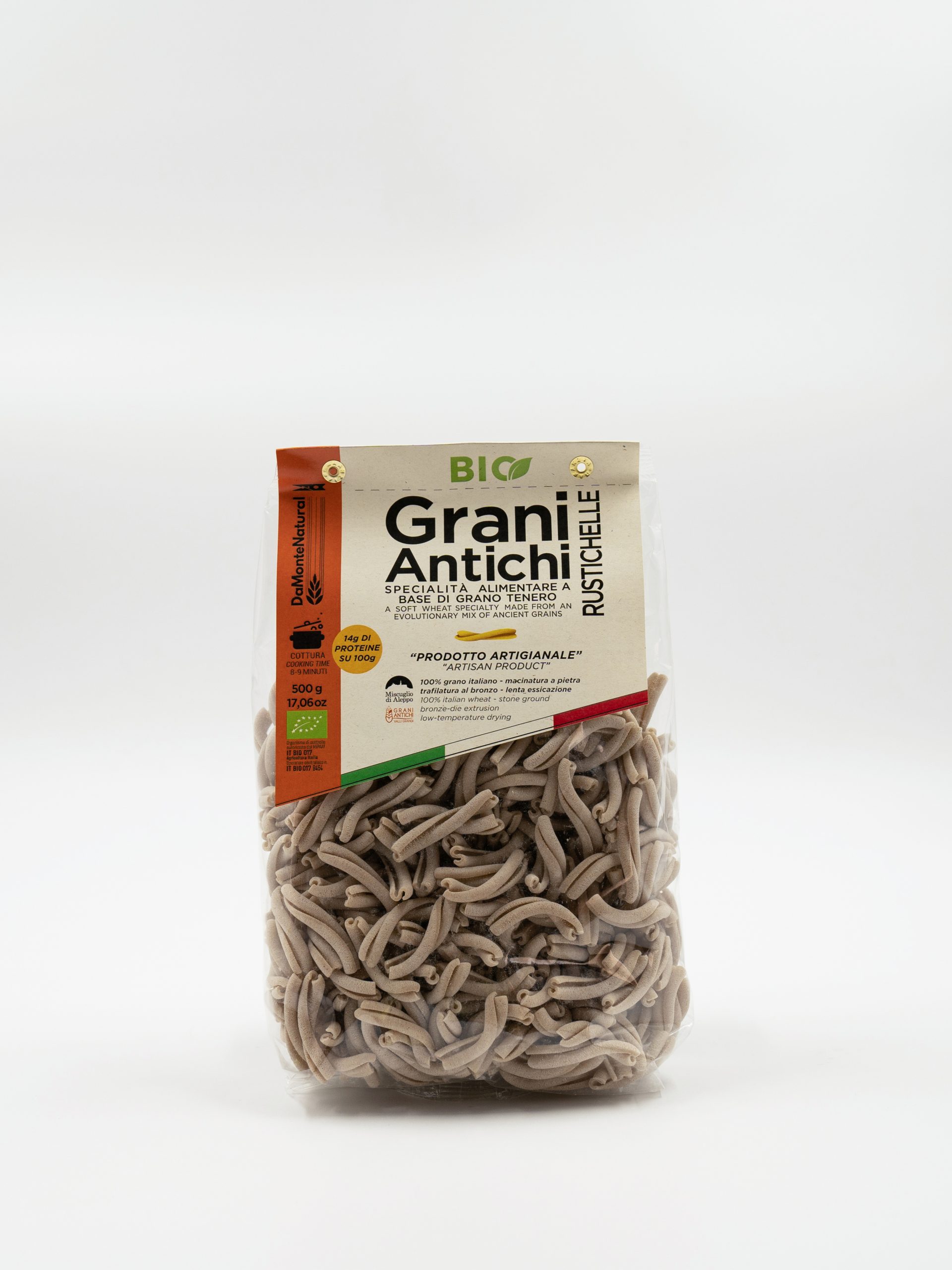 RUSTICHELLE DI GRANI ANTICHI BIO 500 GR MT AgriFood Trade